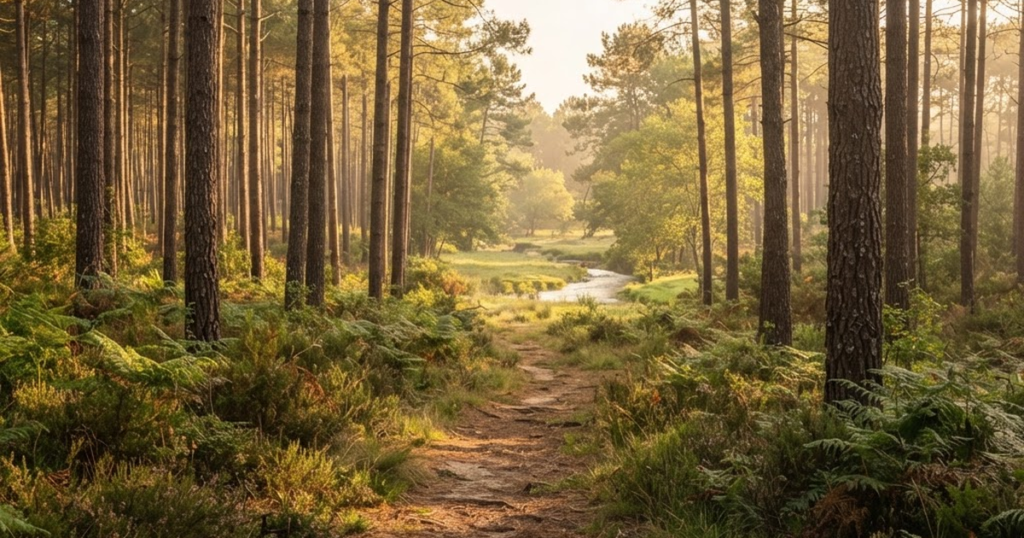 labouheyre foret landes randonnee equestre La maison aux étoiles